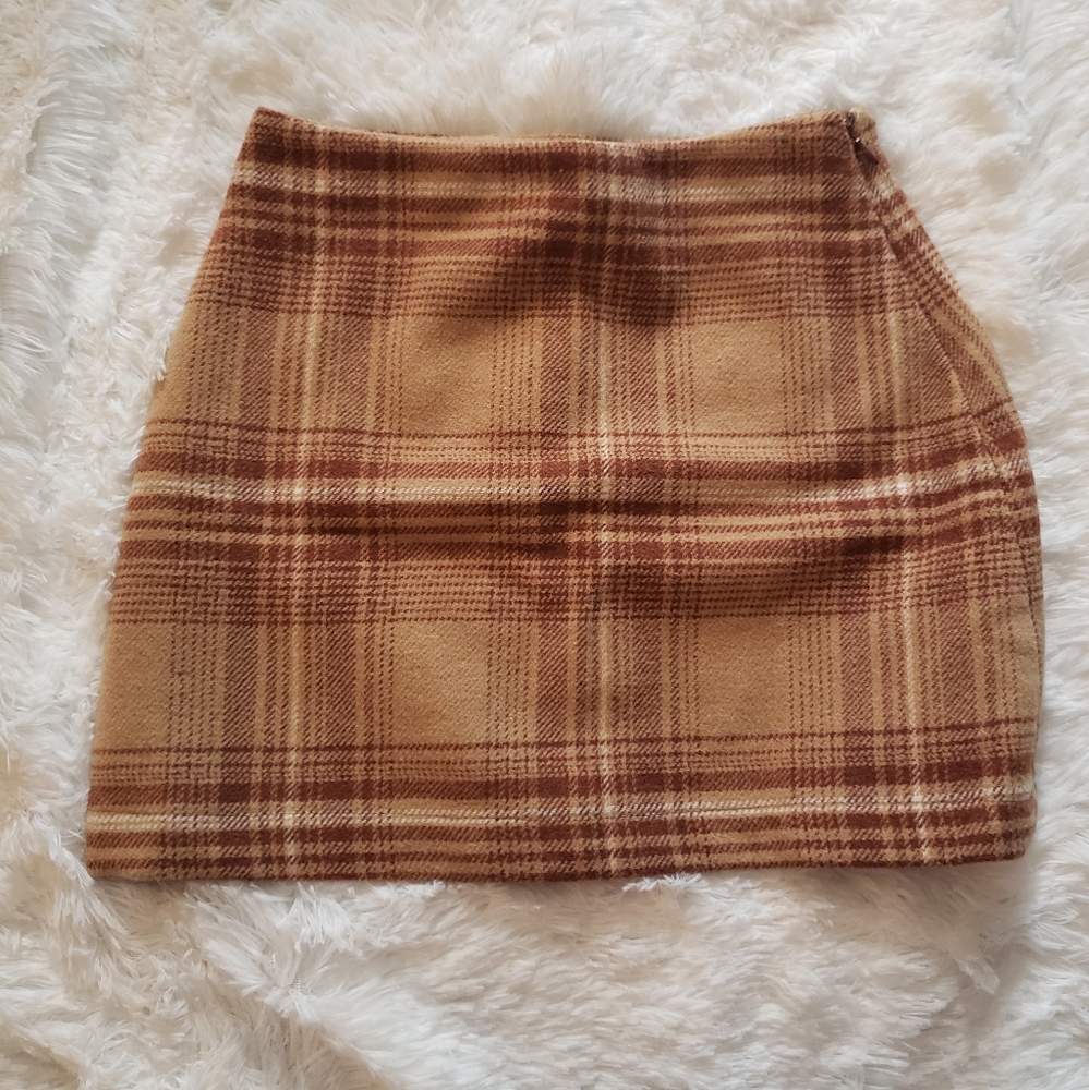 Forever 21 XS Plaid Skirt